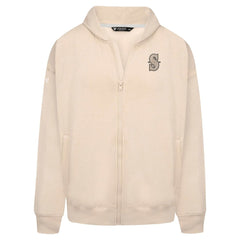 Seattle Mariners Levelwear Uphill Oversized Full-Zip Hoodie - Khaki Hoodies