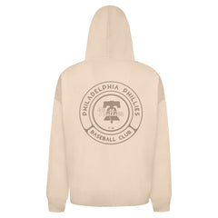 Philadelphia Phillies Levelwear Uphill Oversized Full-Zip Hoodie - Khaki Hoodies