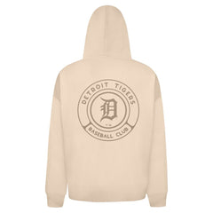 Detroit Tigers Levelwear Uphill Oversized Full-Zip Hoodie - Khaki Hoodies