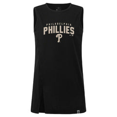Philadelphia Phillies Levelwear Women's Influx Team Arch Tank Top - Black Tanks