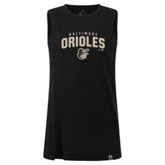 Baltimore Orioles Levelwear Women's Influx Team Arch Tank Top - Black Tanks