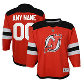 NHL New Jersey Devils Youth Replica Custom Jersey - Red
