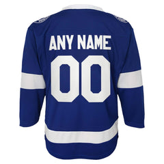 NHL,Custom Tampa Bay Lightning Youth Replica Custom Jersey - Blue