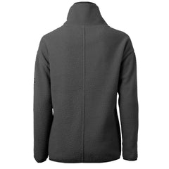 Jacksonville Jaguars Cutter & Buck Women's Cascade Eco Sherpa Fleece Half-Zip Jacket Charcoal