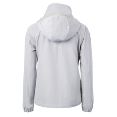 Tampa Bay Buccaneers Cutter & Buck Women's Charter Eco Recycled Half-Zip Hooded Anorak Jacket Gray