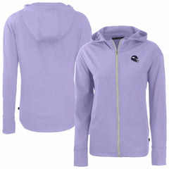 Minnesota Vikings Cutter & Buck Women's Daybreak Eco Recycled Full-Zip Hoodie Jacket Purple