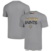 New Orleans Saints Homage Unisex The NFL ASL Collection by Love Sign American Sign Language T-Shirt Grey