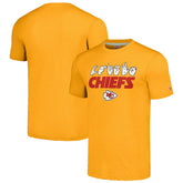 Kansas City Chiefs Homage Unisex The NFL ASL Collection by Love Sign American Sign Language T-Shirt Gold