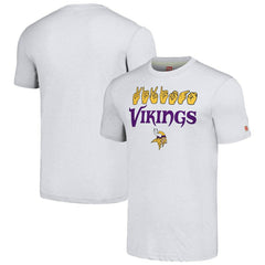 Minnesota Vikings Homage Unisex The NFL ASL Collection by Love Sign American Sign Language T-Shirt Ash