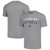 Dallas Cowboys Homage Unisex The NFL ASL Collection by Love Sign American Sign Language T-Shirt Gray