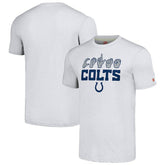 Indianapolis Colts Homage Unisex The NFL ASL Collection by Love Sign American Sign Language T-Shirt Ash