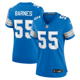 NFL Derrick Barnes Detroit Lions Women's Team Game Jersey - Blue