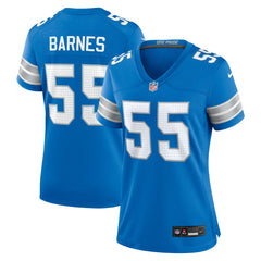 NFL Derrick Barnes Detroit Lions Women's Team Game Jersey - Blue