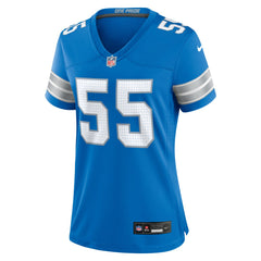 NFL Derrick Barnes Detroit Lions Women's Team Game Jersey - Blue