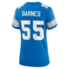 NFL Derrick Barnes Detroit Lions Women's Team Game Jersey - Blue