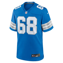 NFL Taylor Decker Detroit Lions Team Game Jersey - Blue