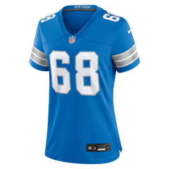 NFL Taylor Decker Detroit Lions Women's Team Game Jersey - Blue