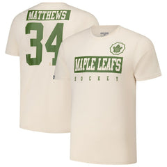 NHL Auston Matthews Toronto Maple Leafs Levelwear 2024 NHL Military Appreciation Richmond Delta Player Name & Number T-Shirt - Khaki