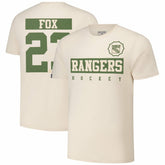 NHL Adam Fox New York Rangers Levelwear 2024 NHL Military Appreciation Richmond Delta Player Name & Number T-Shirt - Khaki