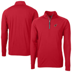 Arizona Cardinals Cutter & Buck Adapt Eco DryTec Raglan Quarter-Zip Jacket Red