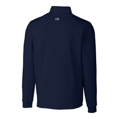 Miami Dolphins Cutter & Buck Big & Tall Traverse Eco Tri-Blend DryTec Quarter-Zip Jacket Navy