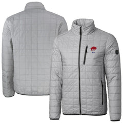 Buffalo Bills Cutter & Buck Big & Tall Rainier PrimaLoft Eco Insulated Full-Zip Puffer Jacket Gray