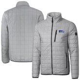 Seattle Seahawks Cutter & Buck Big & Tall Rainier PrimaLoft Eco Insulated Full-Zip Puffer Jacket Gray