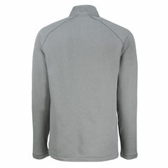 Detroit Lions Cutter & Buck Peshastin Eco Fleece Tri-Blend Raglan Recycled Quarter-Zip Jacket Heather Gray