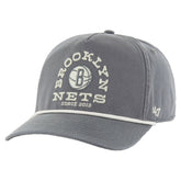 47 Brooklyn Nets Canyon Ranchero Hitch Adjustable Hat Charcoal