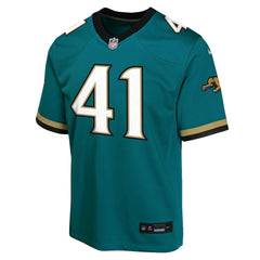 NFL Josh Hines-Allen Jacksonville Jaguars Youth Alternate 2 Prowler Throwback Game Jersey - Teal
