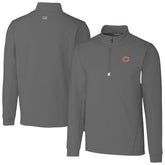 Chicago Bears Cutter & Buck Big & Tall Traverse Stretch Quarter-Zip Top Gray