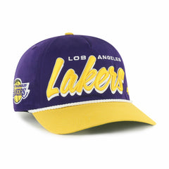 Los Angeles Lakers '47 Dropshadow Rope Hitch Adjustable Hat Purple/Gold