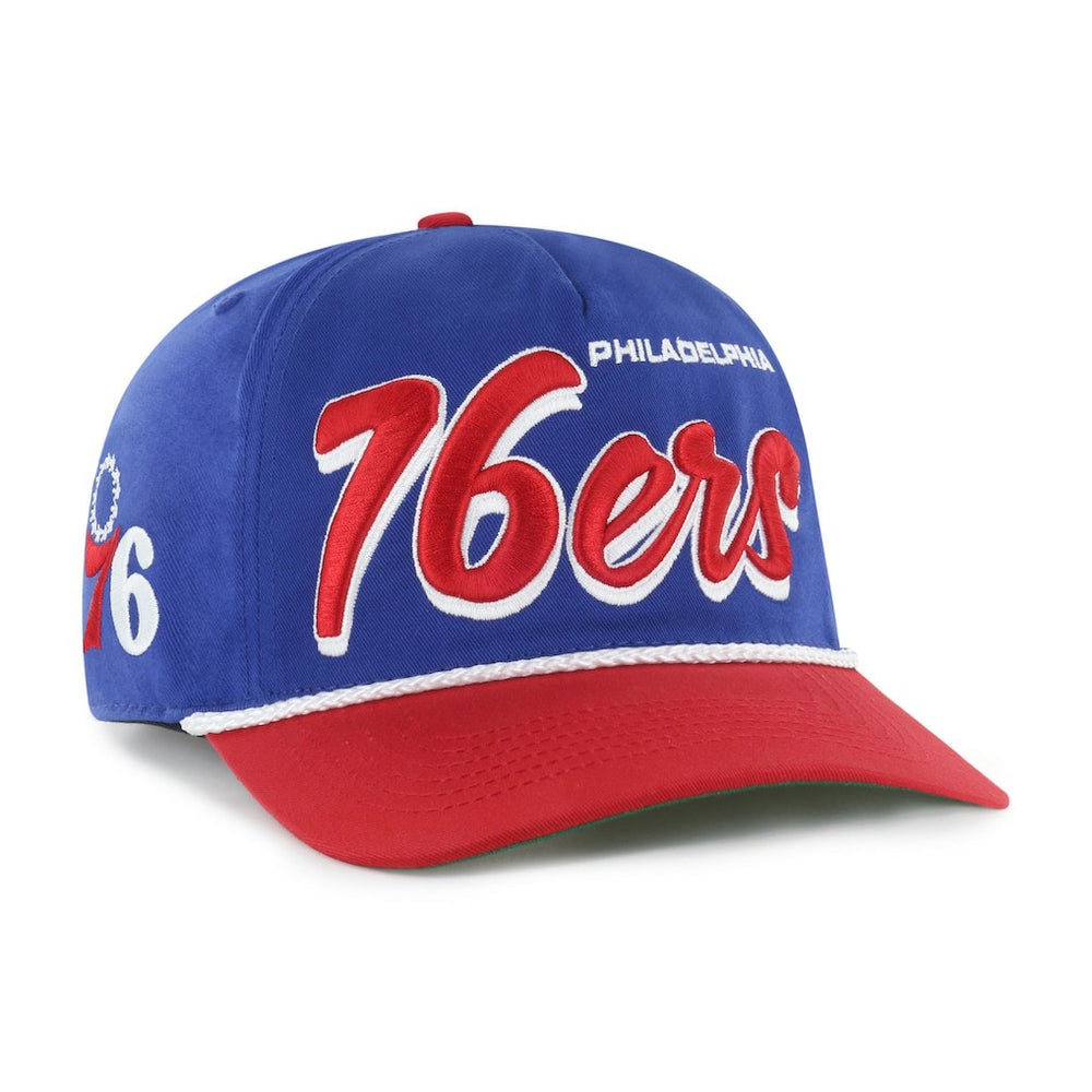 Philadelphia 76ers '47 Dropshadow Rope Hitch Adjustable Hat Royal/Red