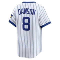 MLB Andre Dawson Chicago Cubs Nike Throwback Cooperstown Collection Limited Jersey - White