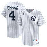MLB Lou Gehrig New York Yankees Nike Throwback Cooperstown Collection Limited Jersey - White
