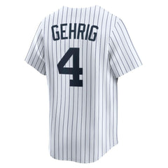 MLB Lou Gehrig New York Yankees Nike Throwback Cooperstown Collection Limited Jersey - White
