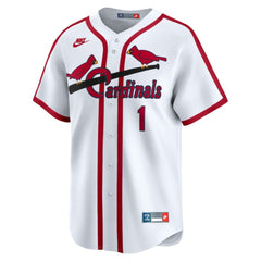 MLB Ozzie Smith St. Louis Cardinals Nike Throwback Cooperstown Collection Limited Jersey - White