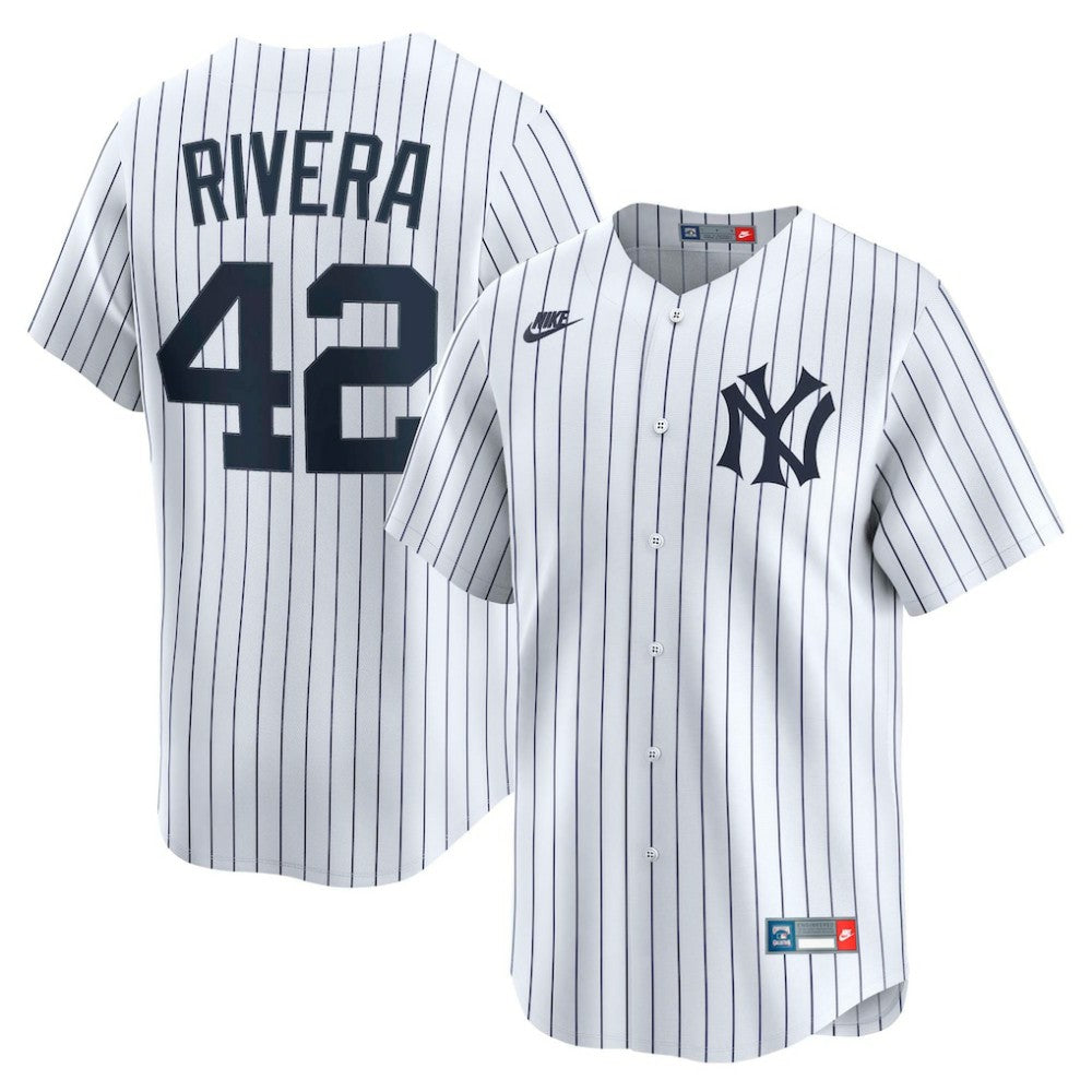 MLB Mariano Rivera New York Yankees Nike Throwback Cooperstown Collection Limited Jersey - White