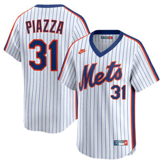 MLB Mike Piazza New York Mets Nike Throwback Cooperstown Collection Limited Jersey - White