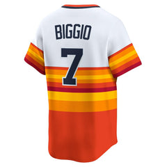 MLB Craig Biggio Houston Astros Nike Throwback Cooperstown Collection Limited Player Jersey - White