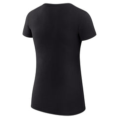 Cleveland Cavaliers G-III 4Her by Carl Banks Women's Super-Slim Fit Lightweight Leopard Heart T-Shirt Black
