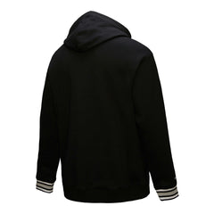 Sacramento Kings Chainstitch Applique Vintage Heavyweight Pullover Hoodie Black