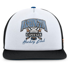 NHL Washington Capitals Fanatics Decades Collection Foam Front Snapback Hat - White/Black