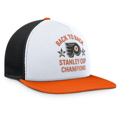 NHL Philadelphia Flyers Fanatics Decades Collection Foam Front Snapback Hat - White/Orange