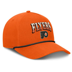 NHL Philadelphia Flyers Fanatics Decades Collection A-Frame Rope Adjustable Hat - Orange