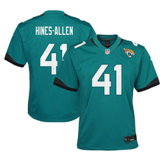 NFL Josh Hines-Allen Jacksonville Jaguars Youth Game Jersey - Teal