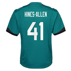 NFL Josh Hines-Allen Jacksonville Jaguars Youth Game Jersey - Teal