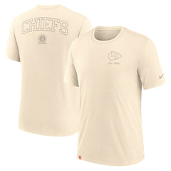 Kansas City Chiefs Glory Tri-Blend T-Shirt Cream
