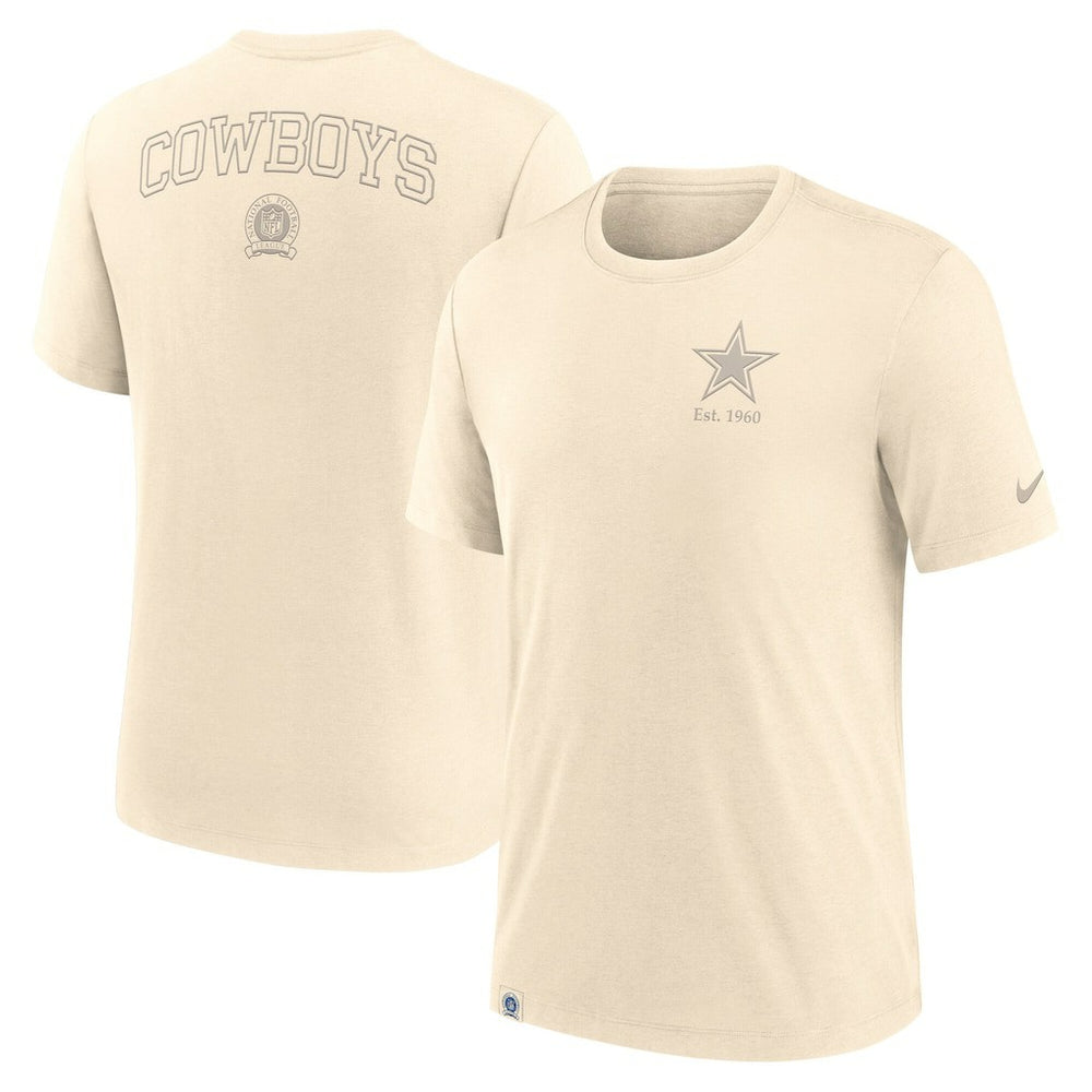 Dallas Cowboys Glory Tri-Blend T-Shirt Cream