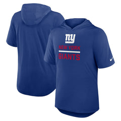 New York Giants Lockup Tri-Blend Hoodie T-Shirt Royal